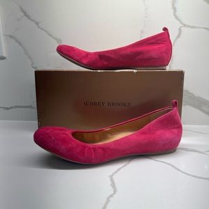 Audrey Brook size 7 FUSCHIA SUDE NOEWPORT-AB